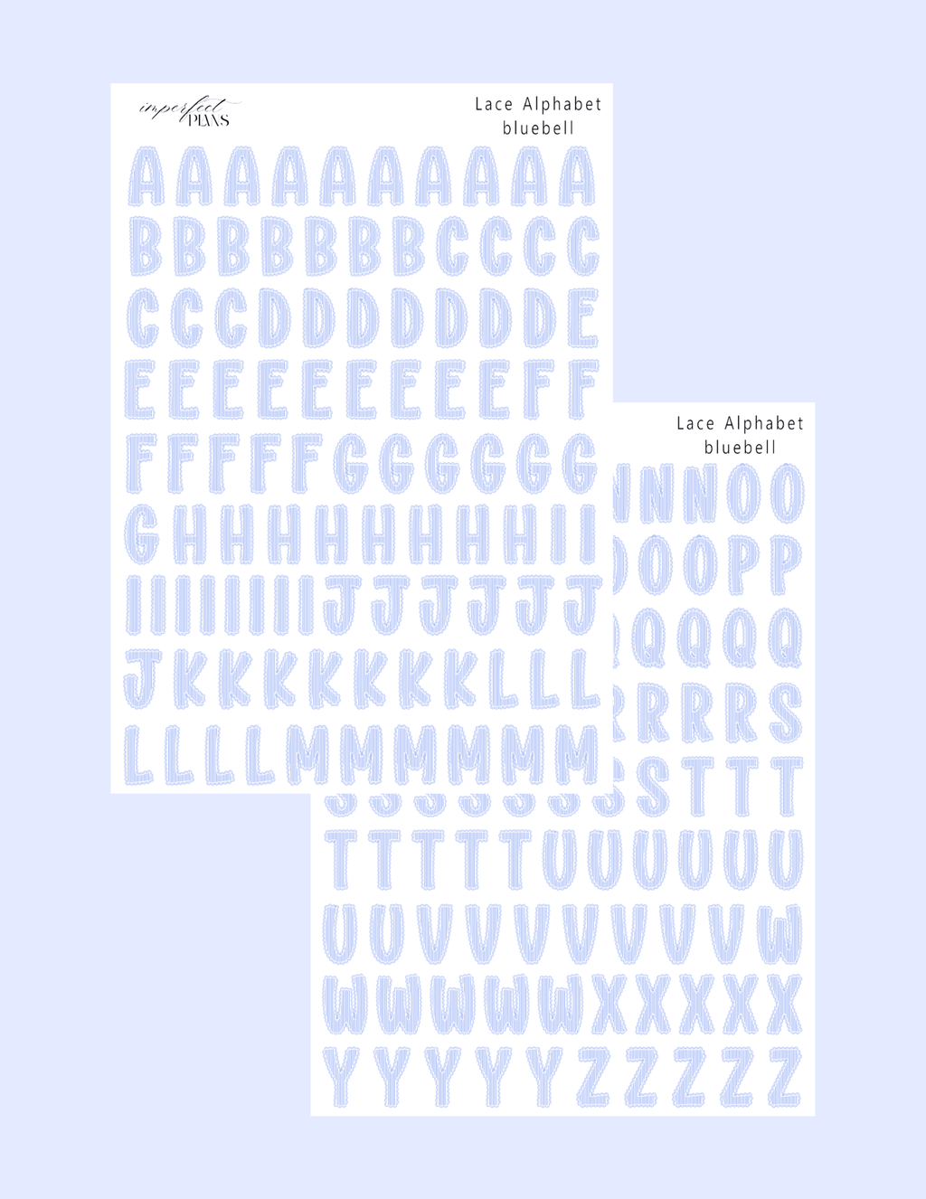 Lace Letters