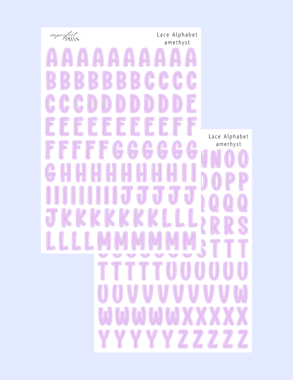 Lace Letters