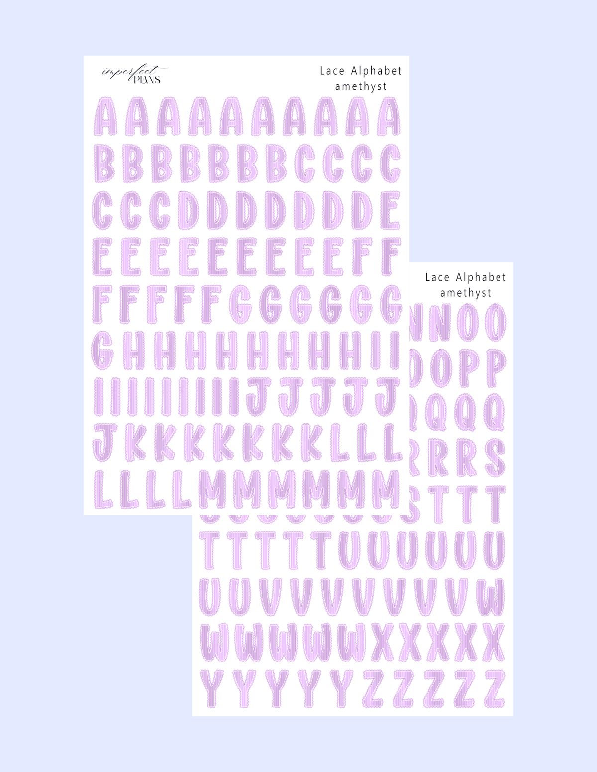 Lace Letters