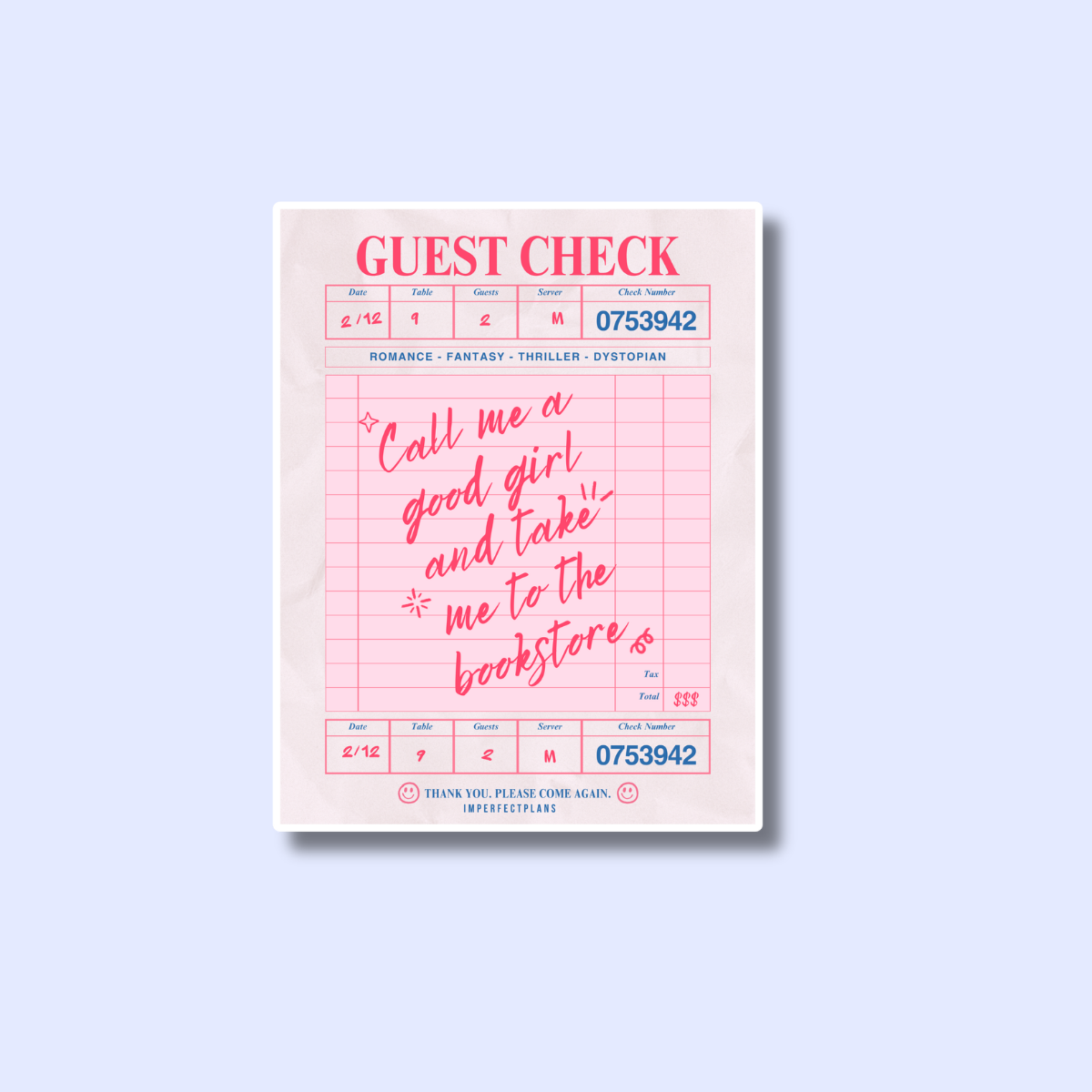 Take me to the bookstore Magnetic bookmark