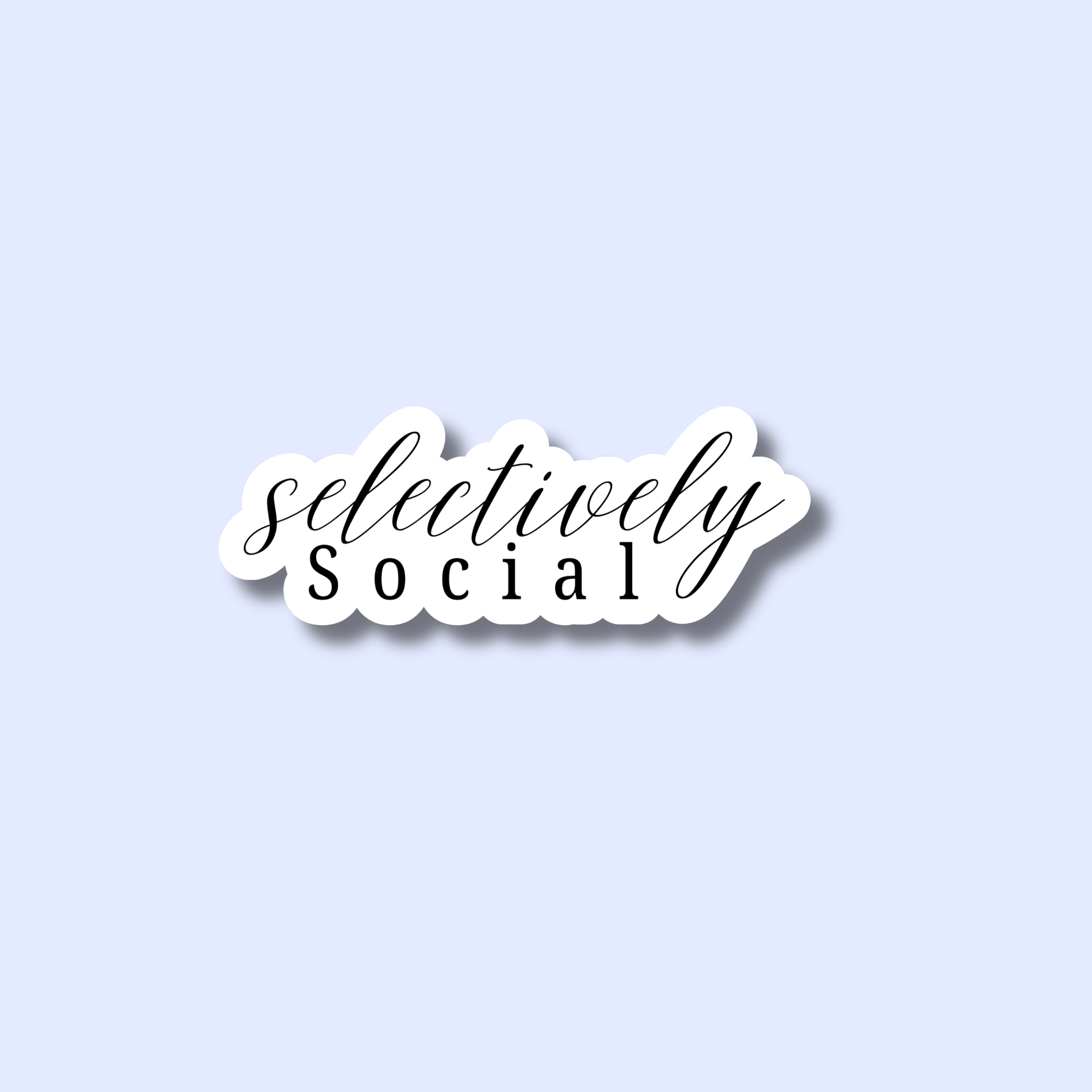 Selectively social