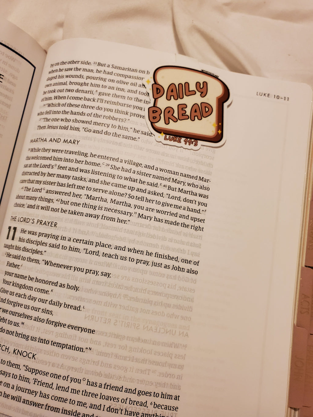 Daily bread Magnetic bookmark