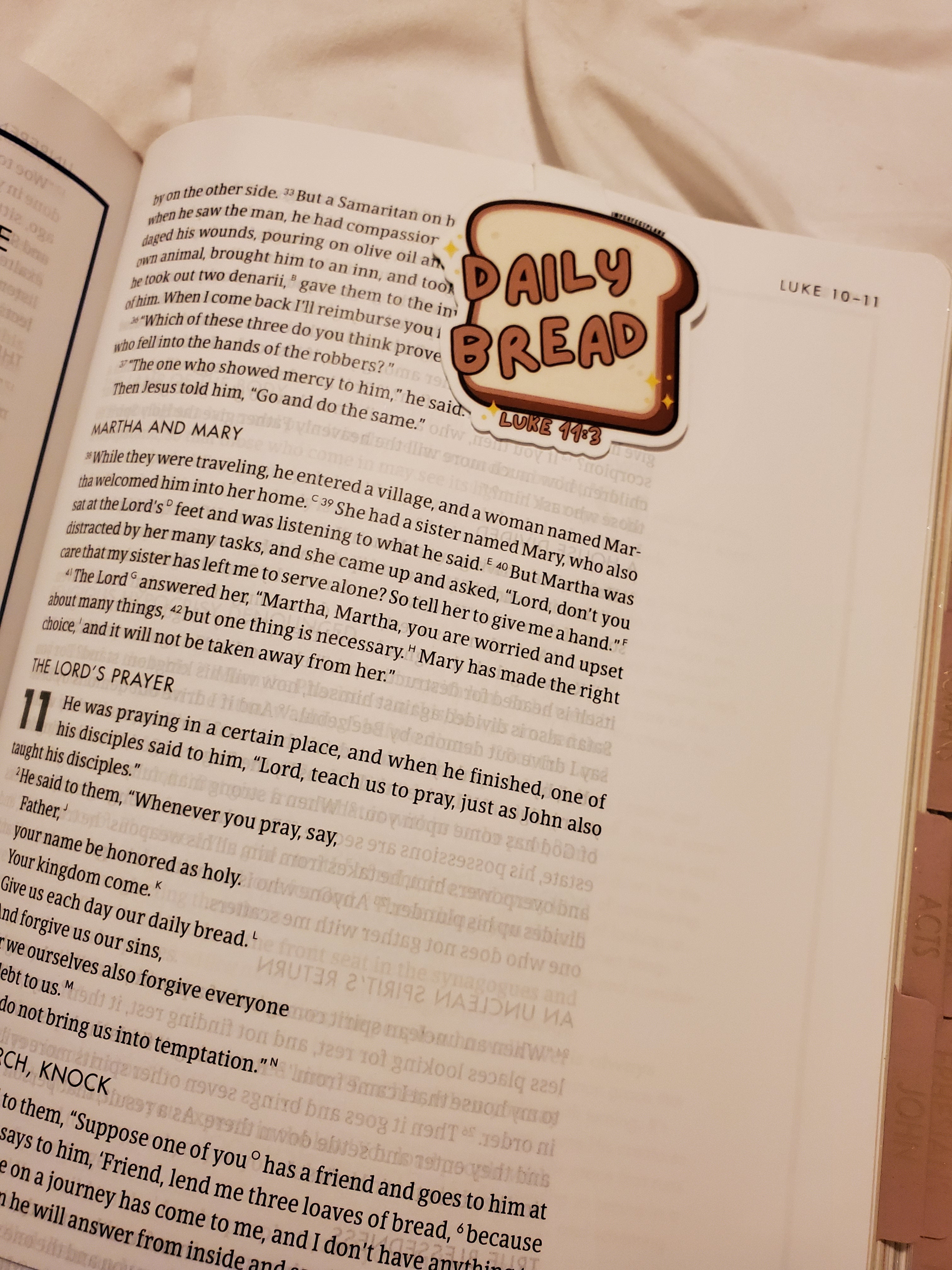 Daily bread Magnetic bookmark