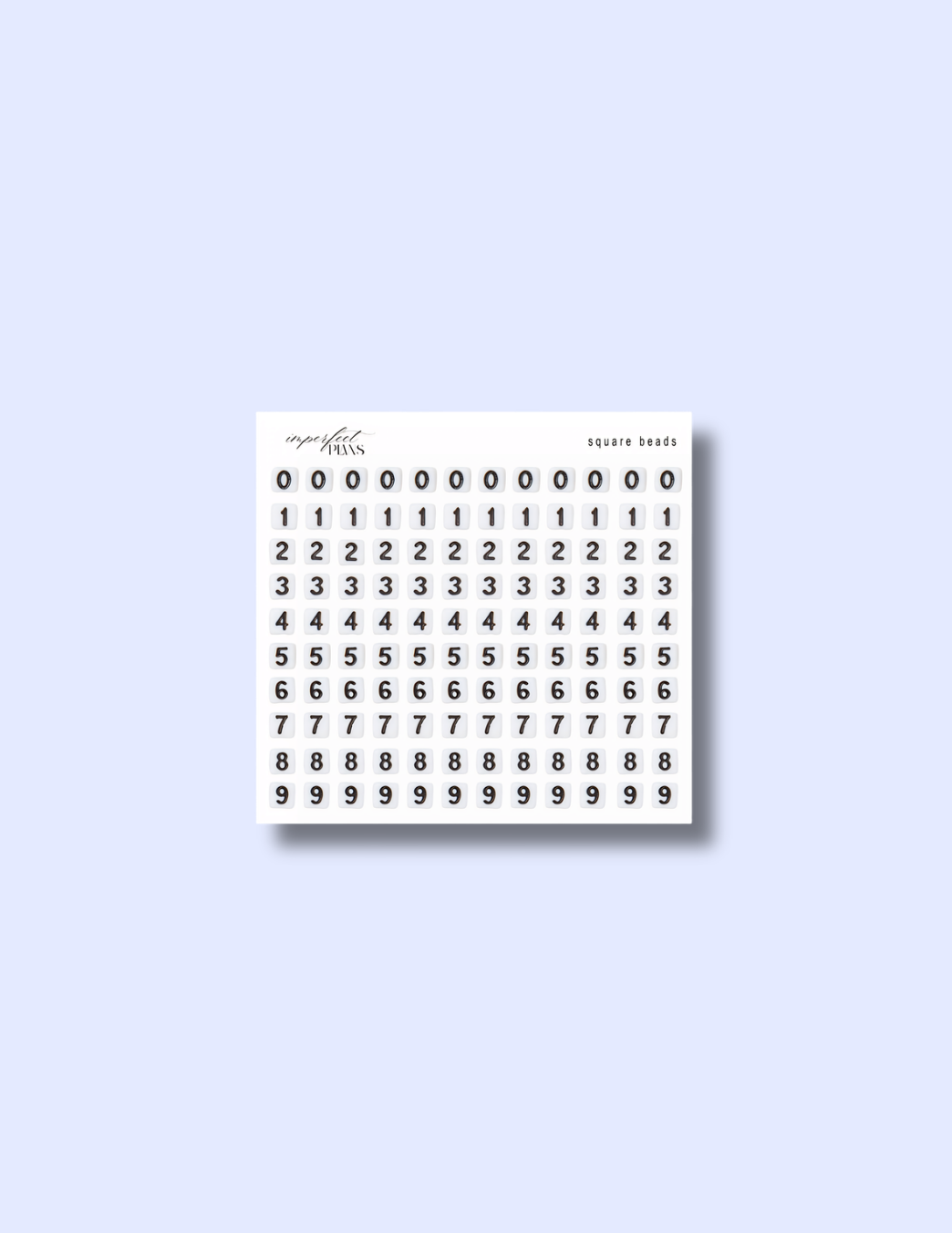 Square beads small