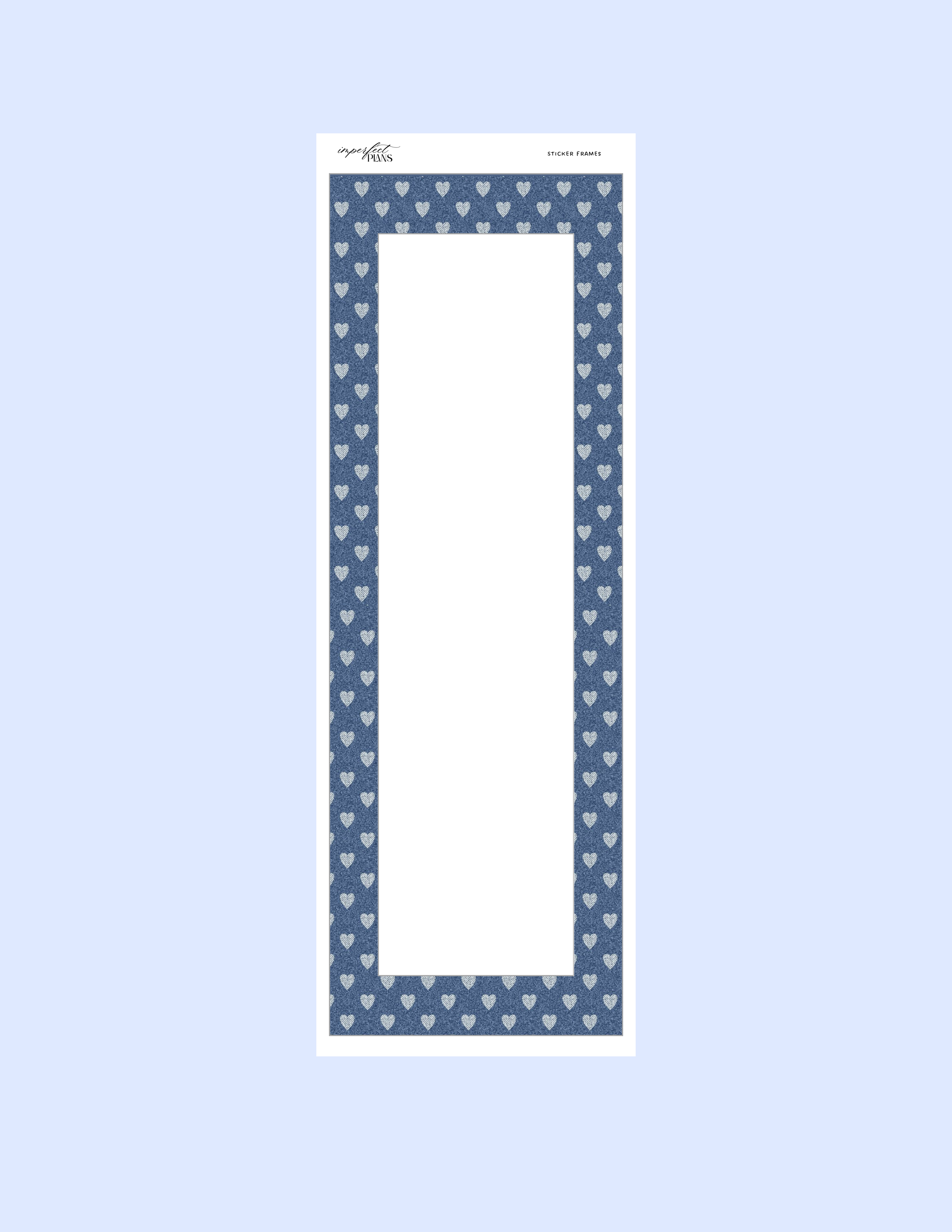 Vinyl Strip Sticker frame