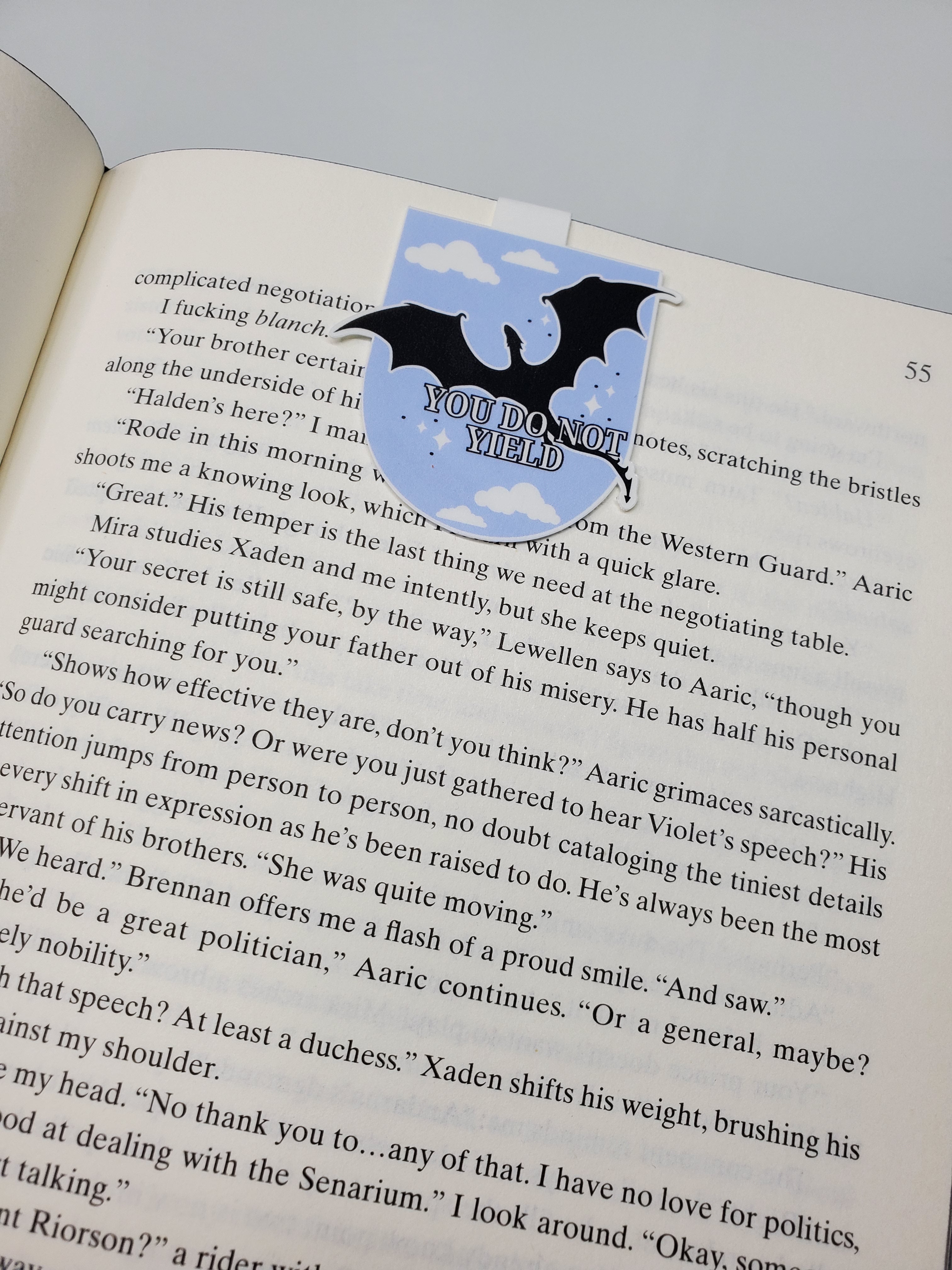 You do not yield Magnetic bookmark