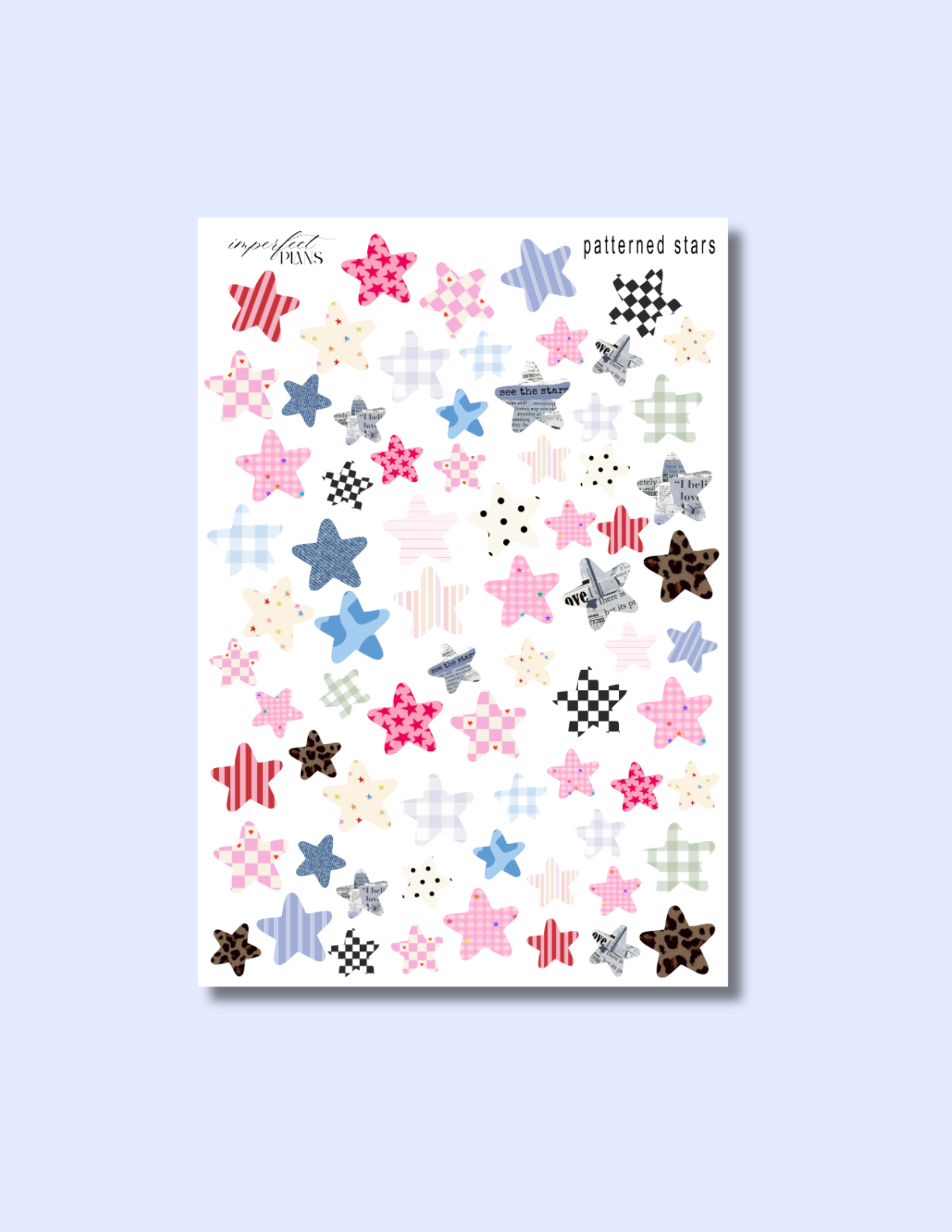 Patterned stars