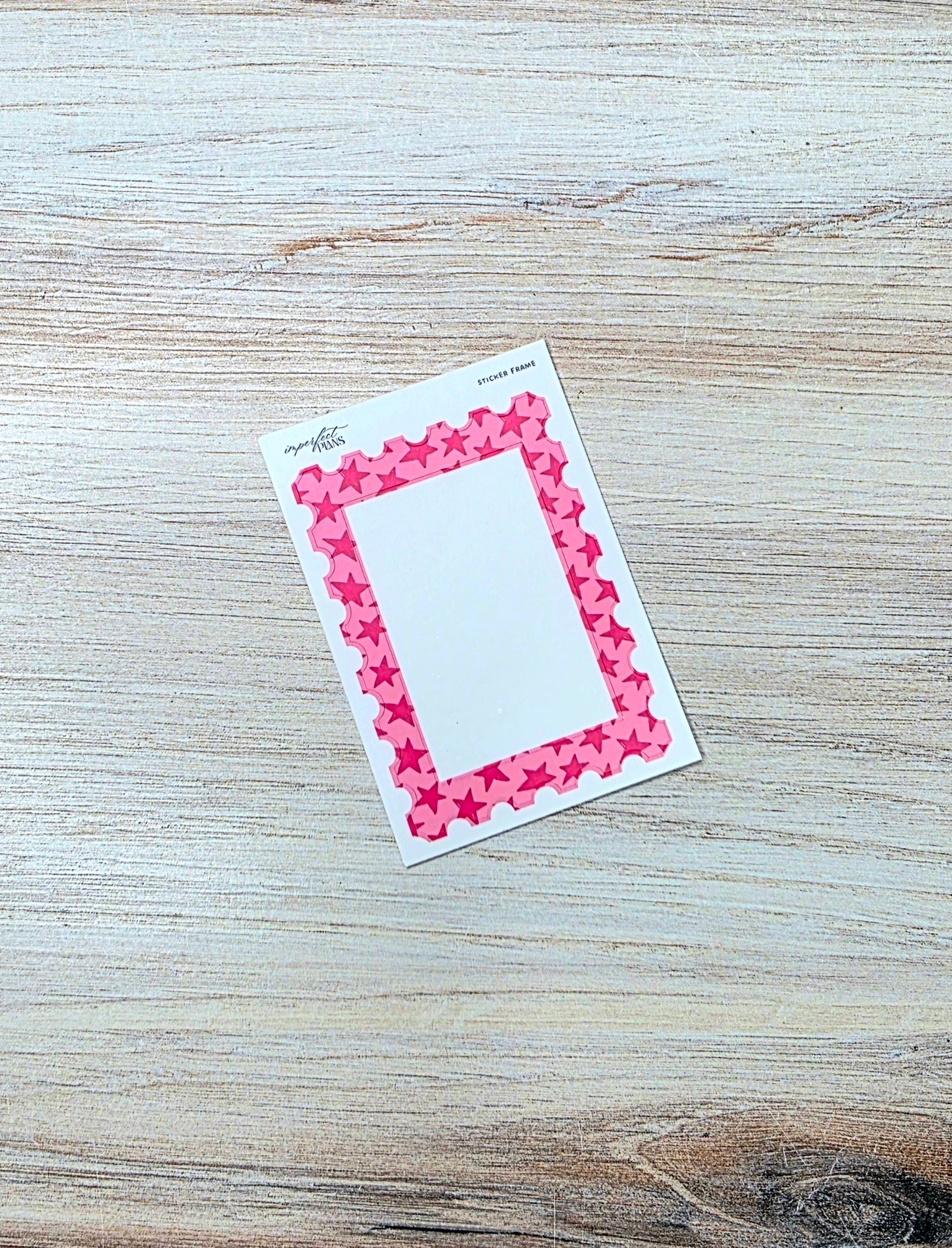 Vinyl Stamp sticker frame