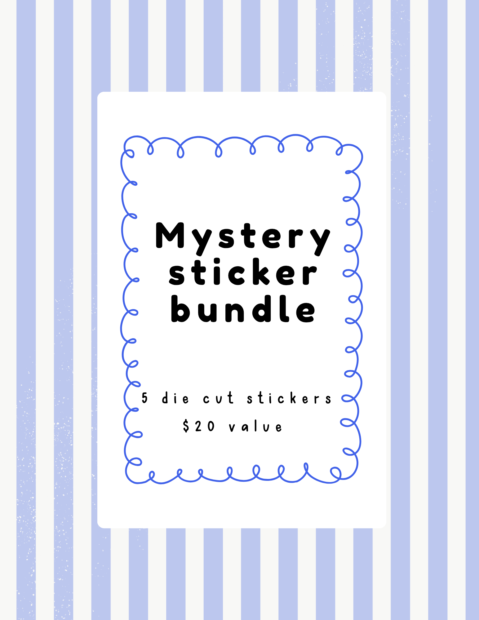 Mystery sticker pack