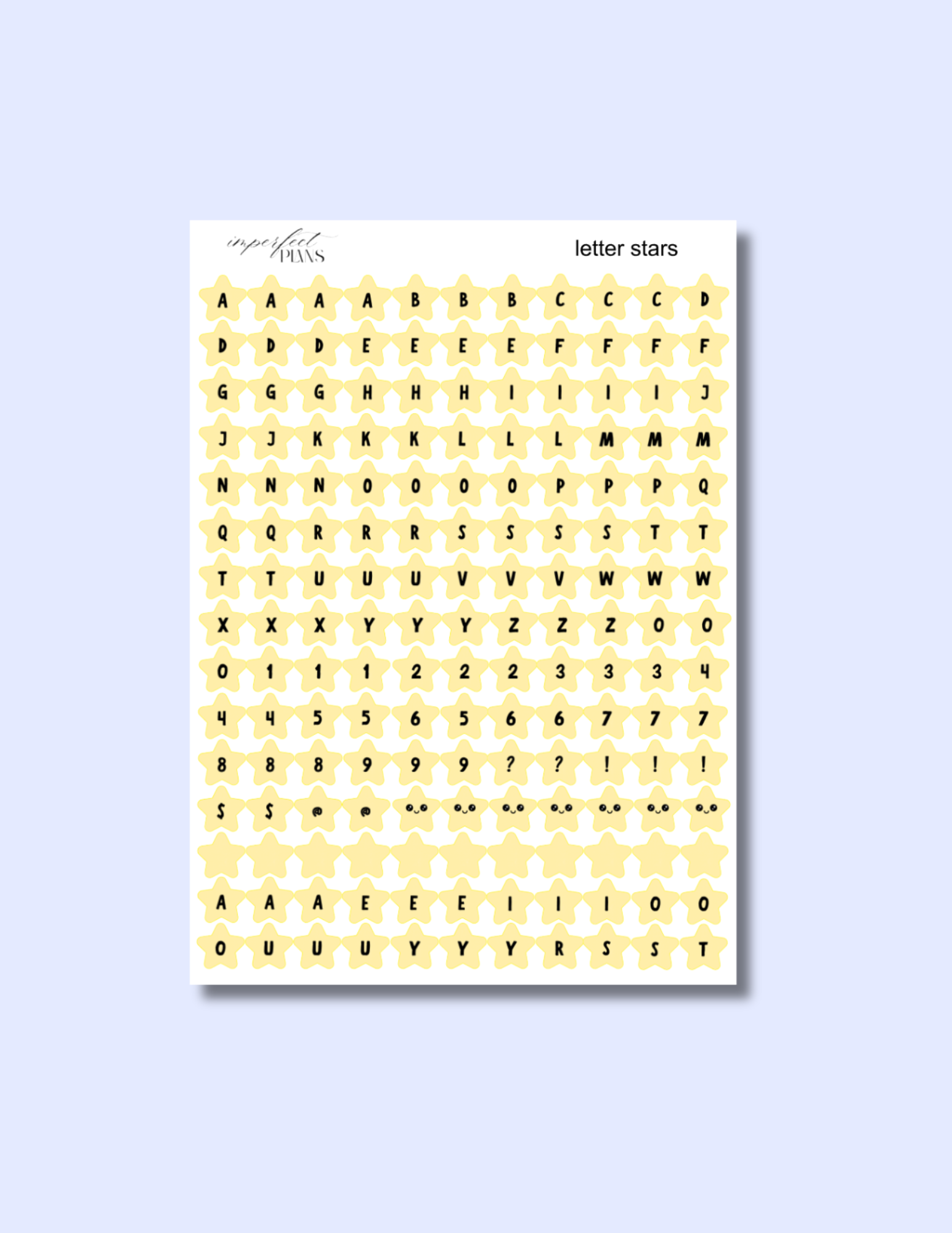 Star letters