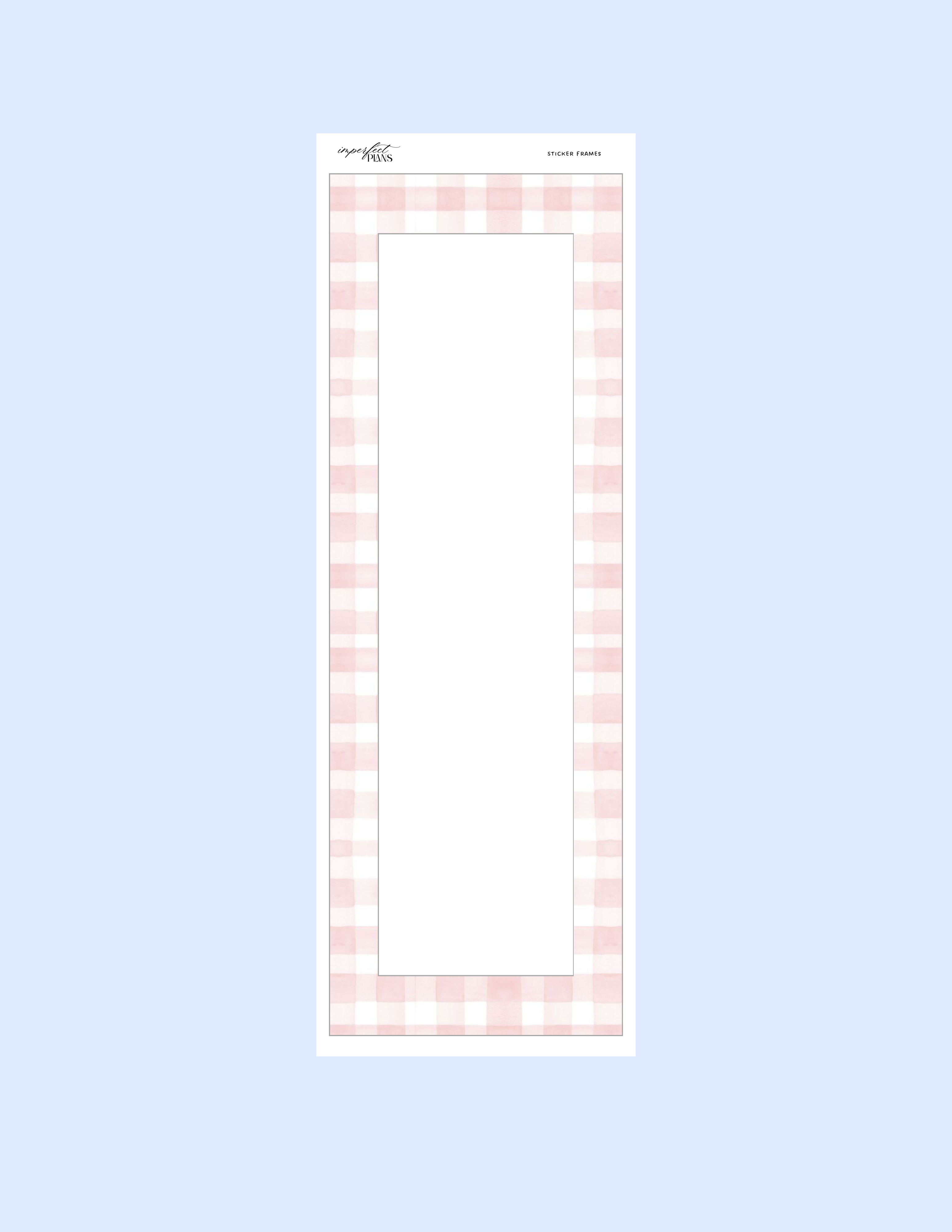Vinyl Strip Sticker frame