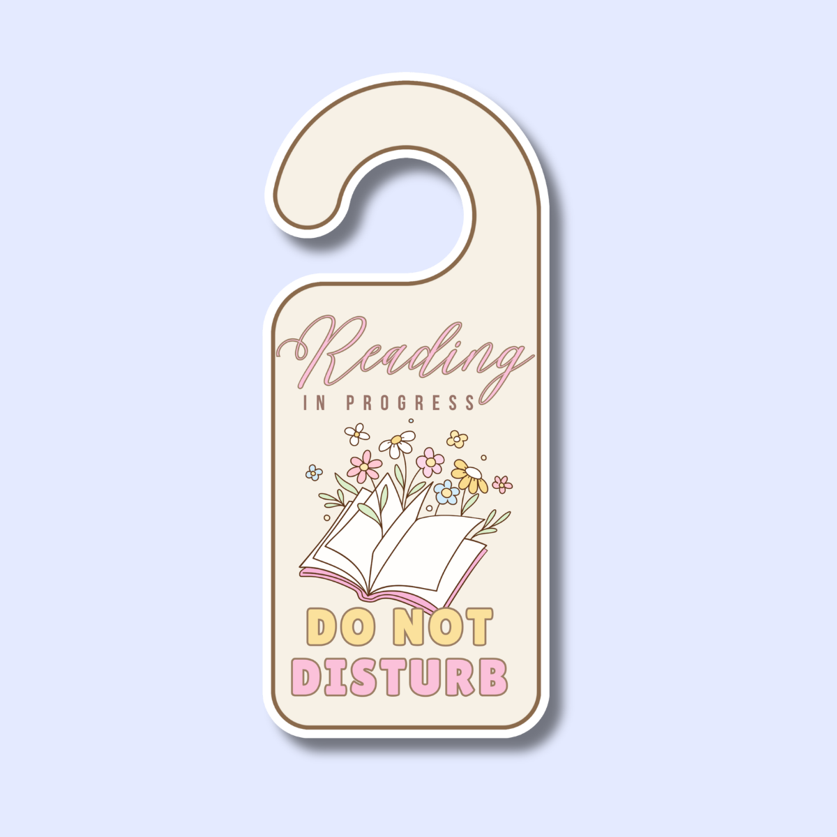 Door hanger Magnetic bookmark