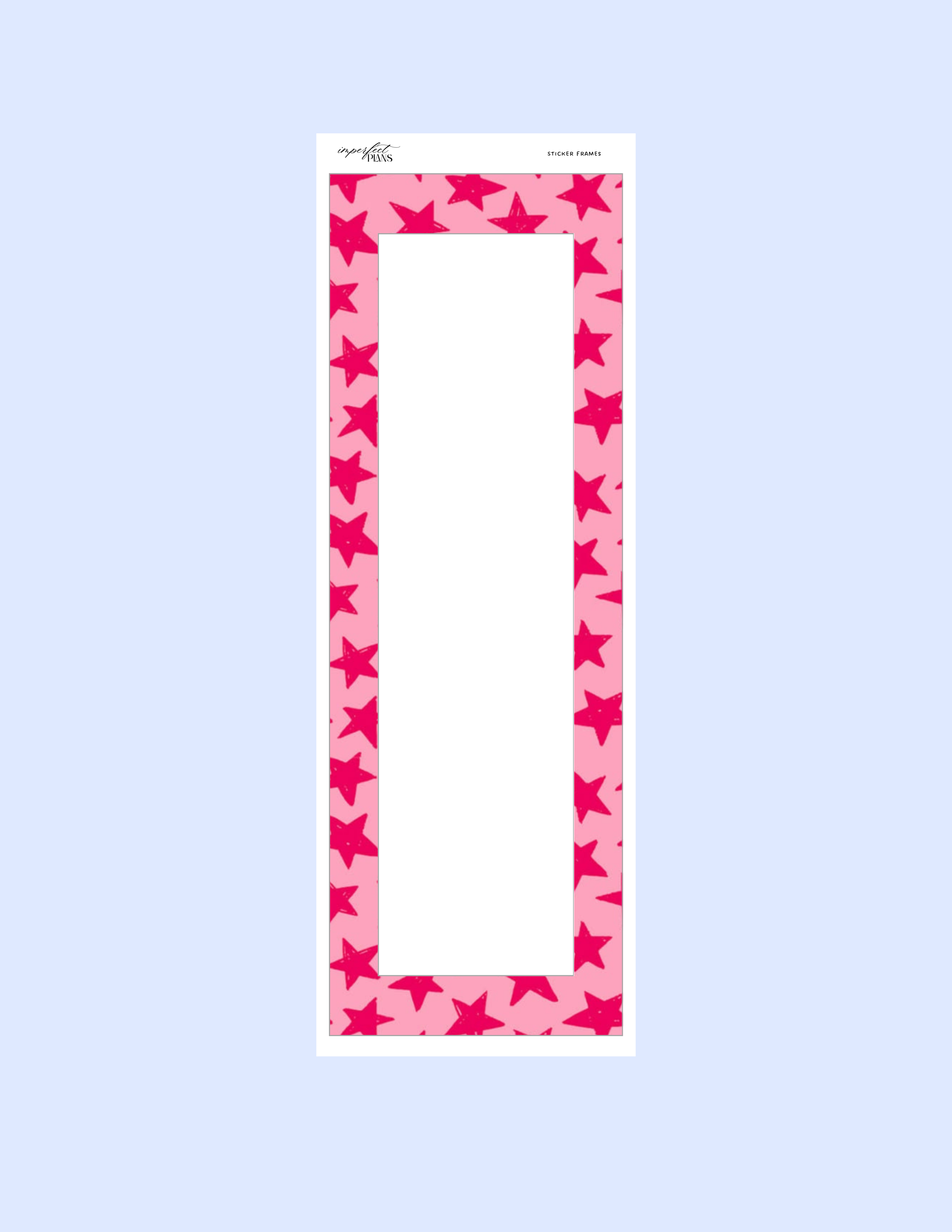 Vinyl Strip Sticker frame