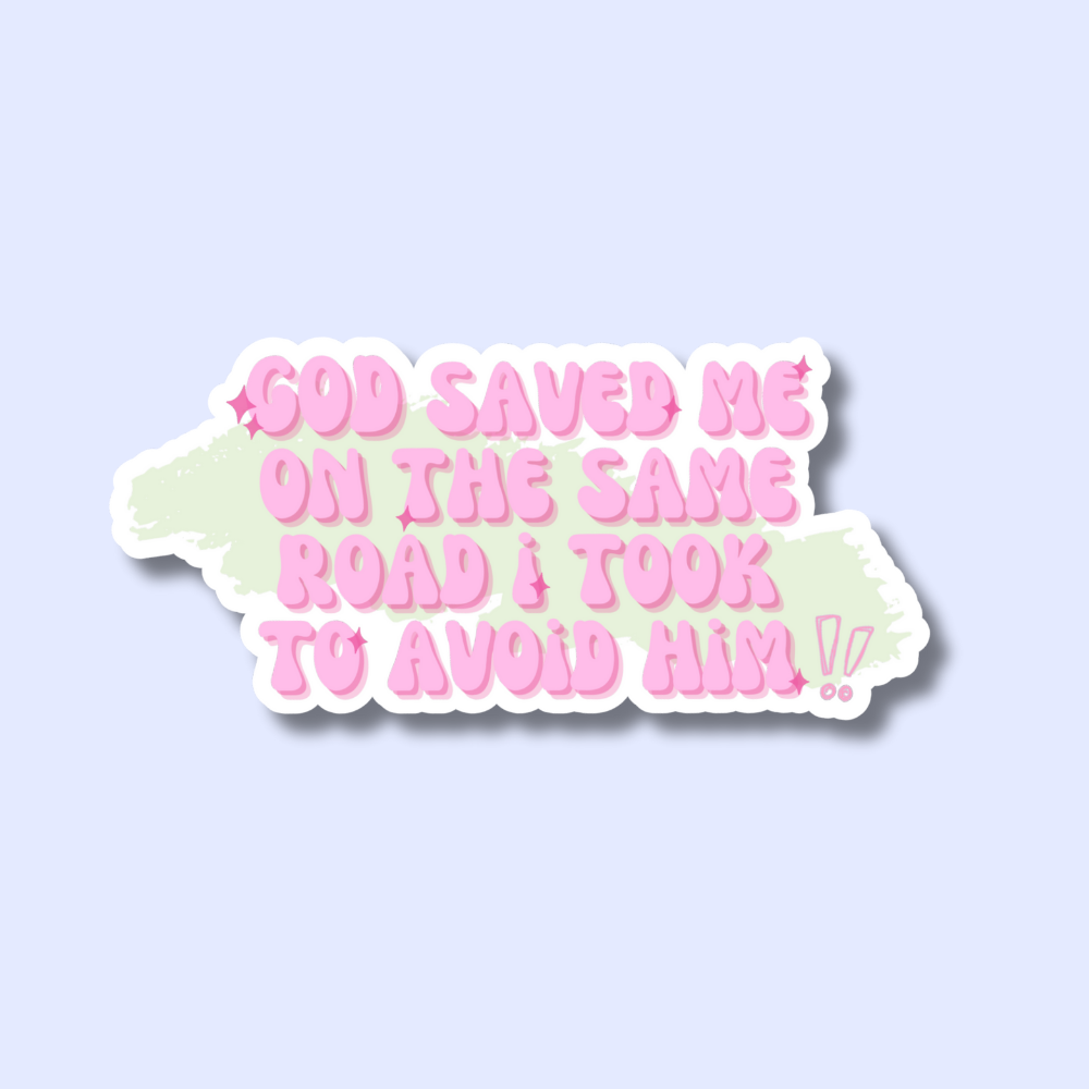 God saved me