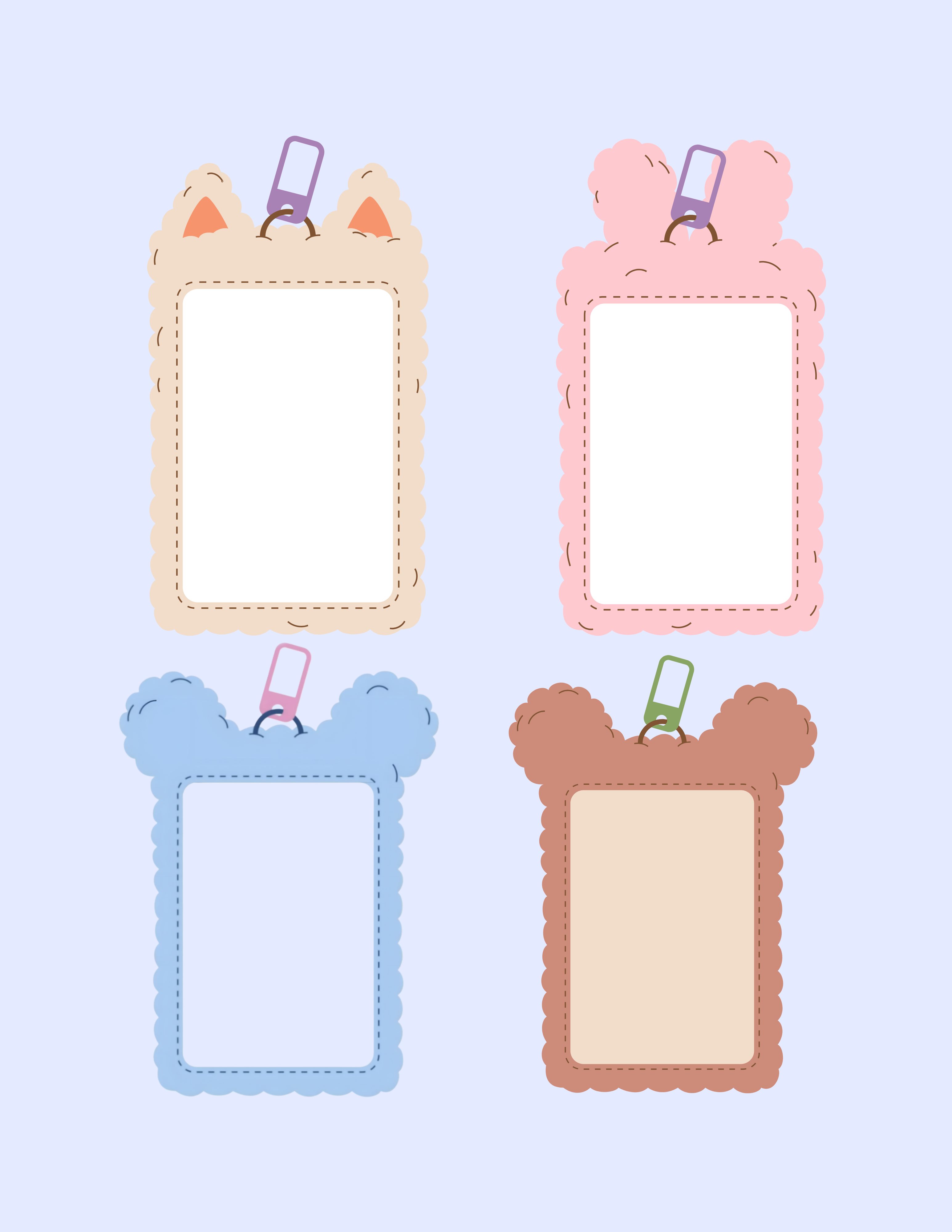Plushy photo frame