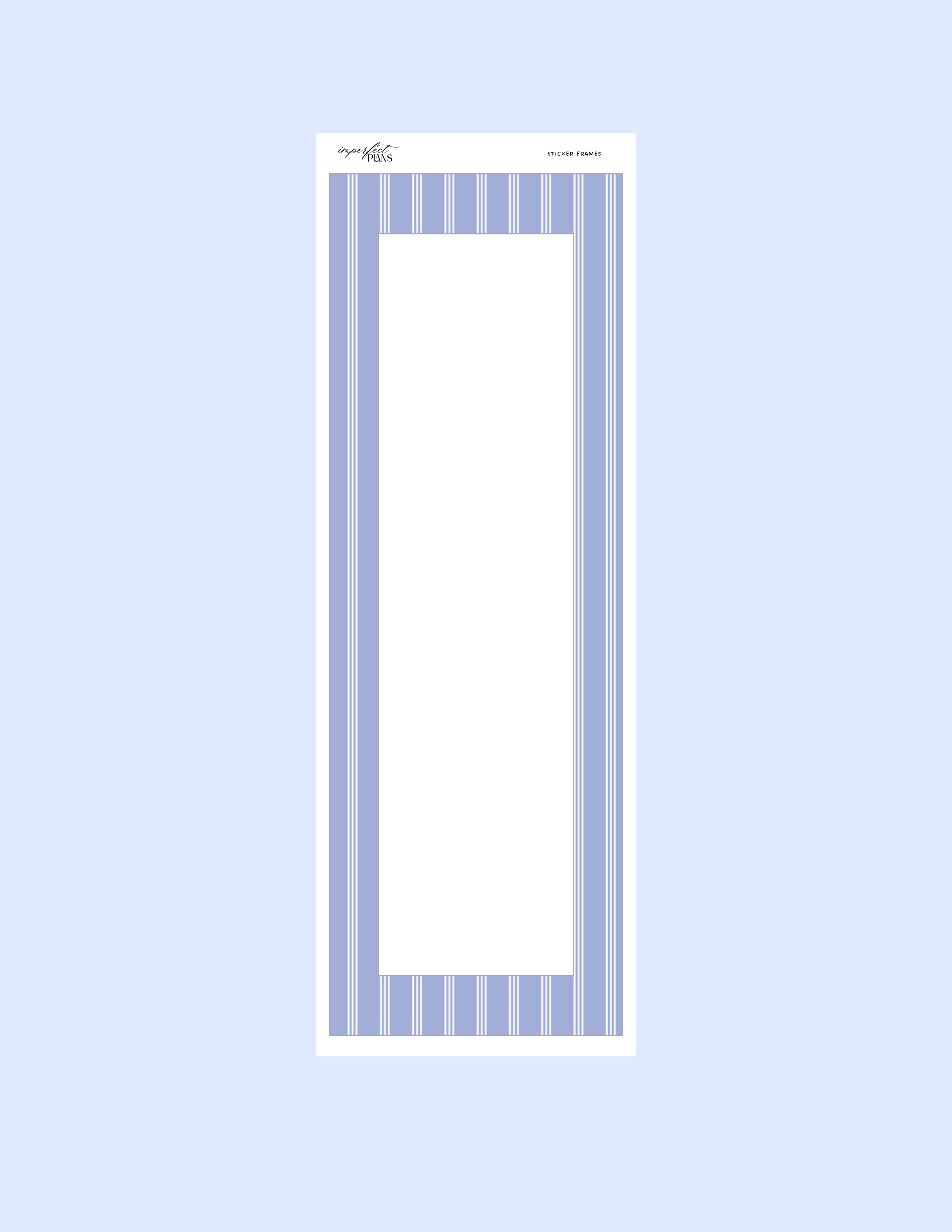 Vinyl Strip Sticker frame