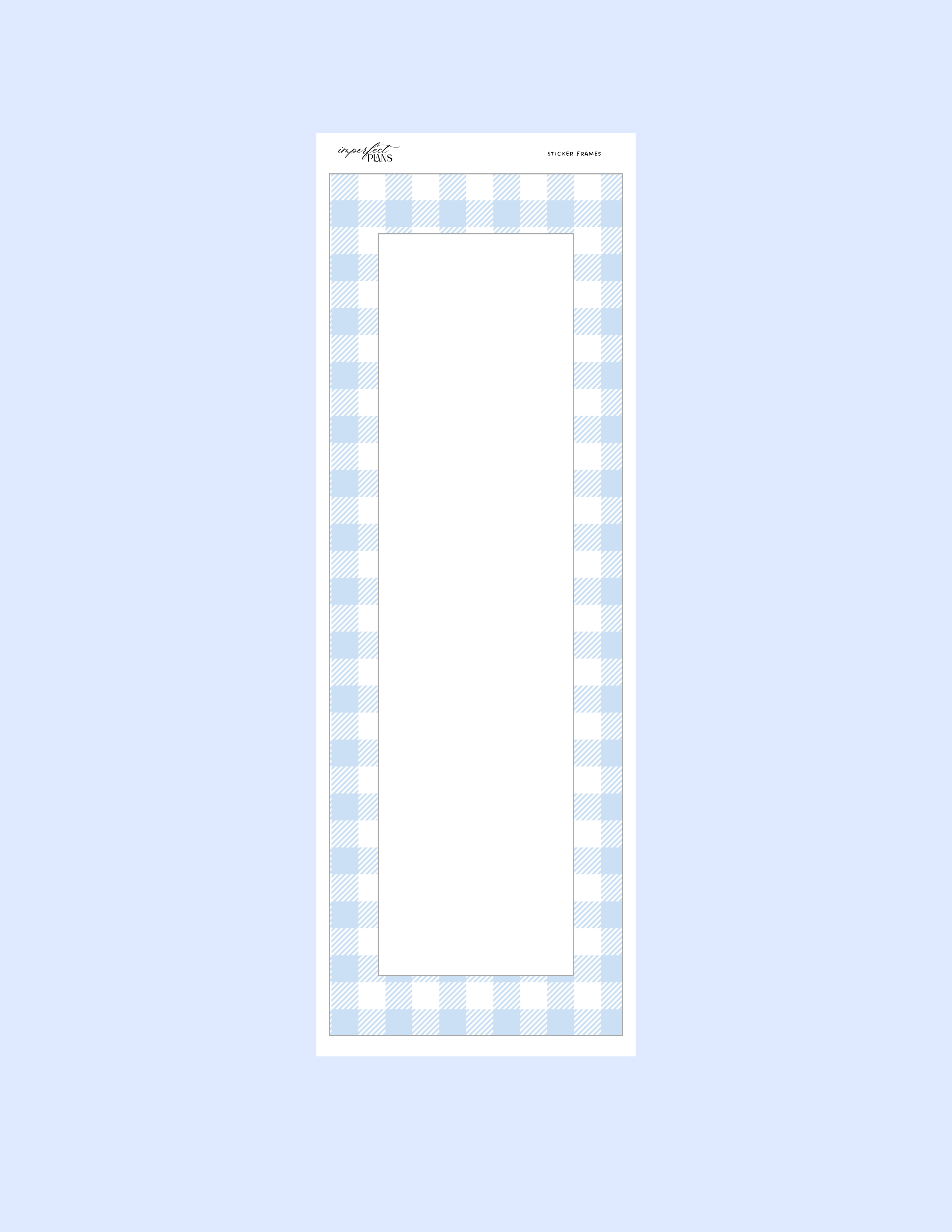 Vinyl Strip Sticker frame