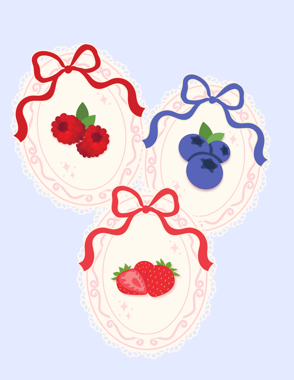 fruit doily