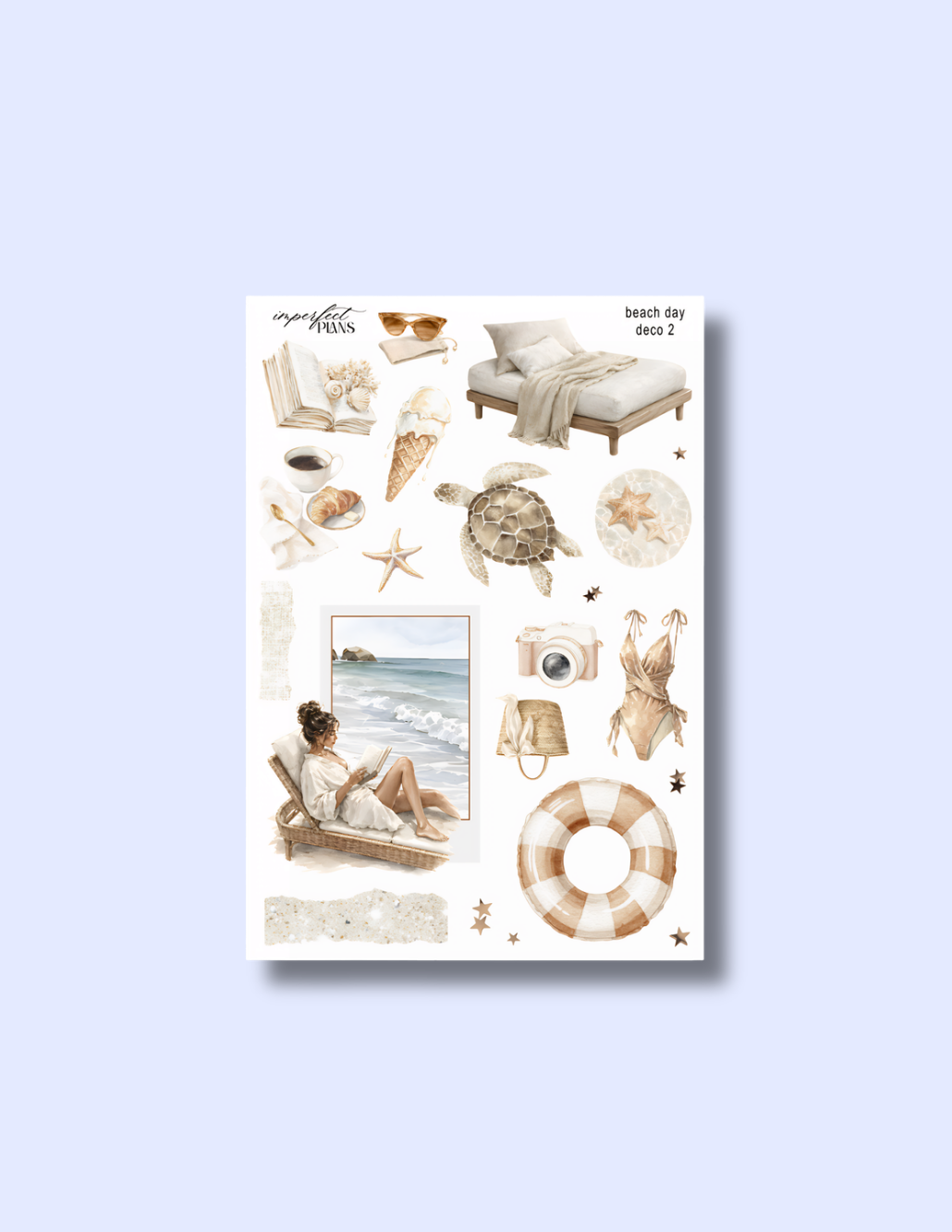 Beach day Journaling collection
