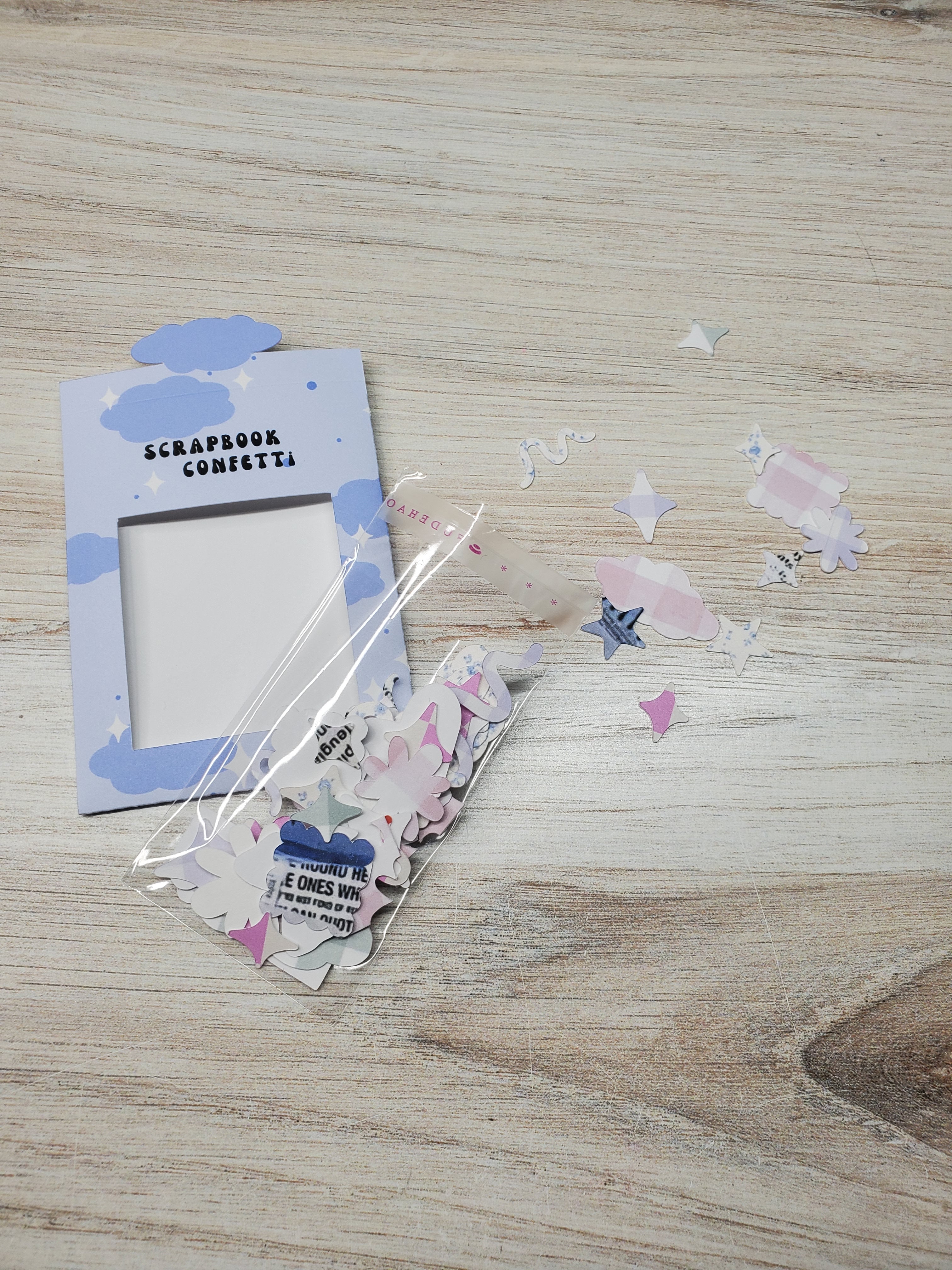 Scrapbook confetti