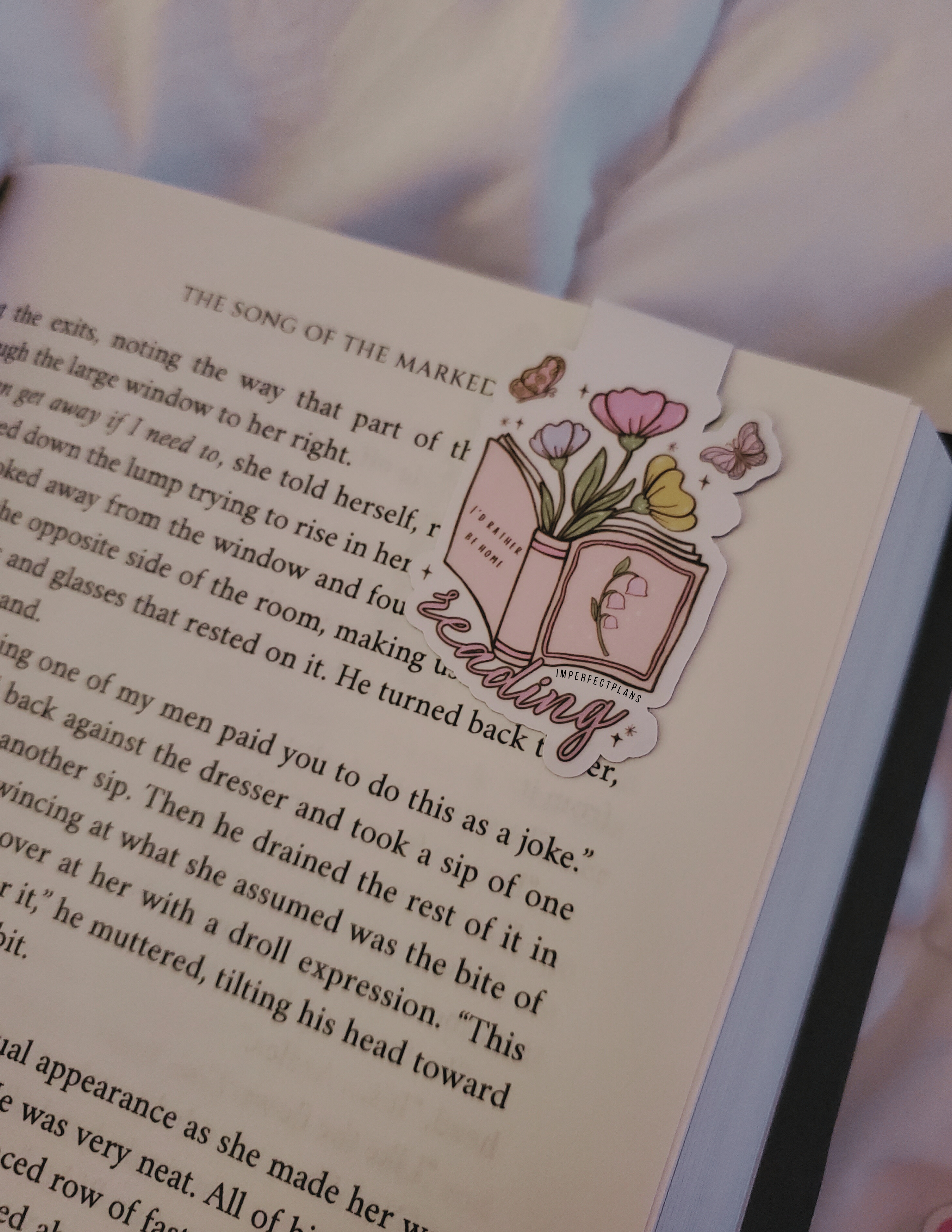 I'd rather be reading Magnetic bookmark