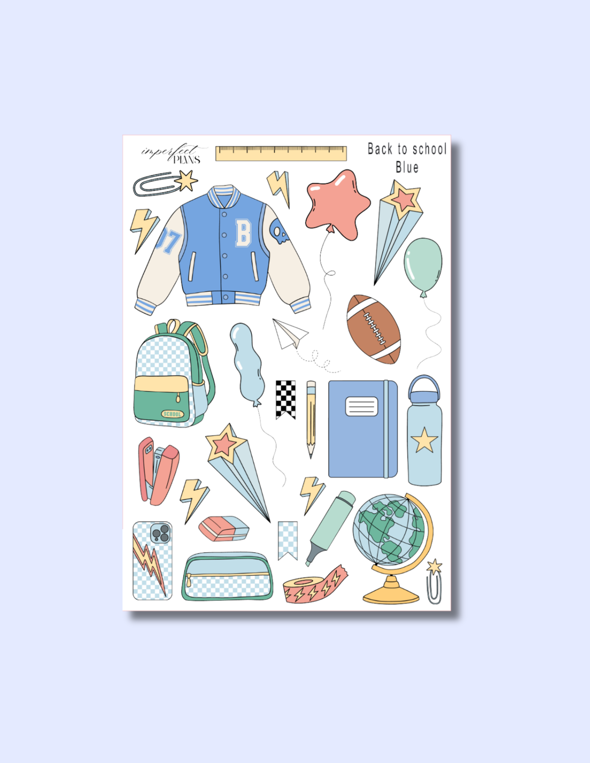 Back to school Blue