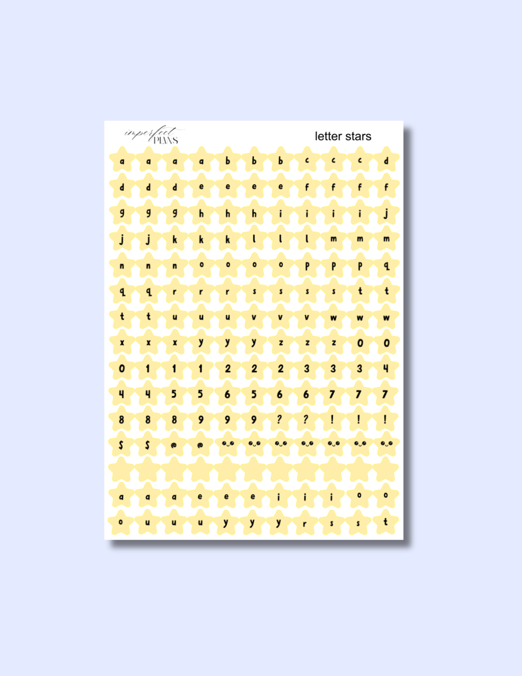 Star letters