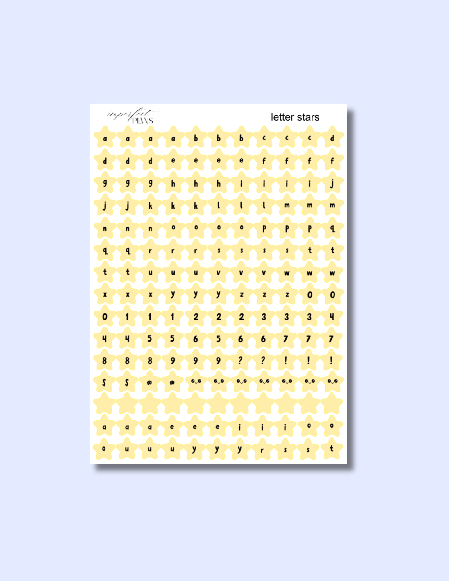 Star letters