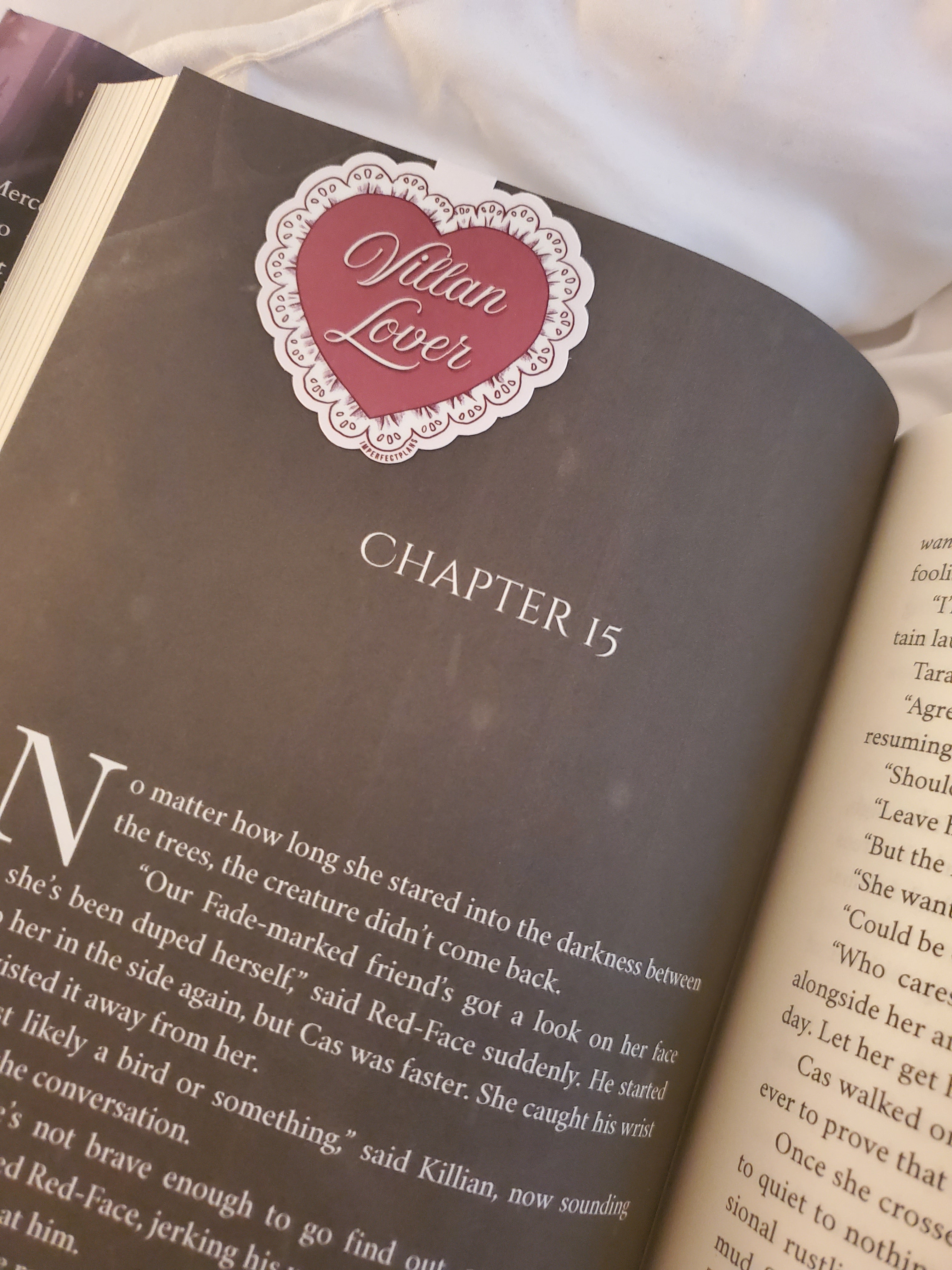 Villan lover Magnetic bookmark